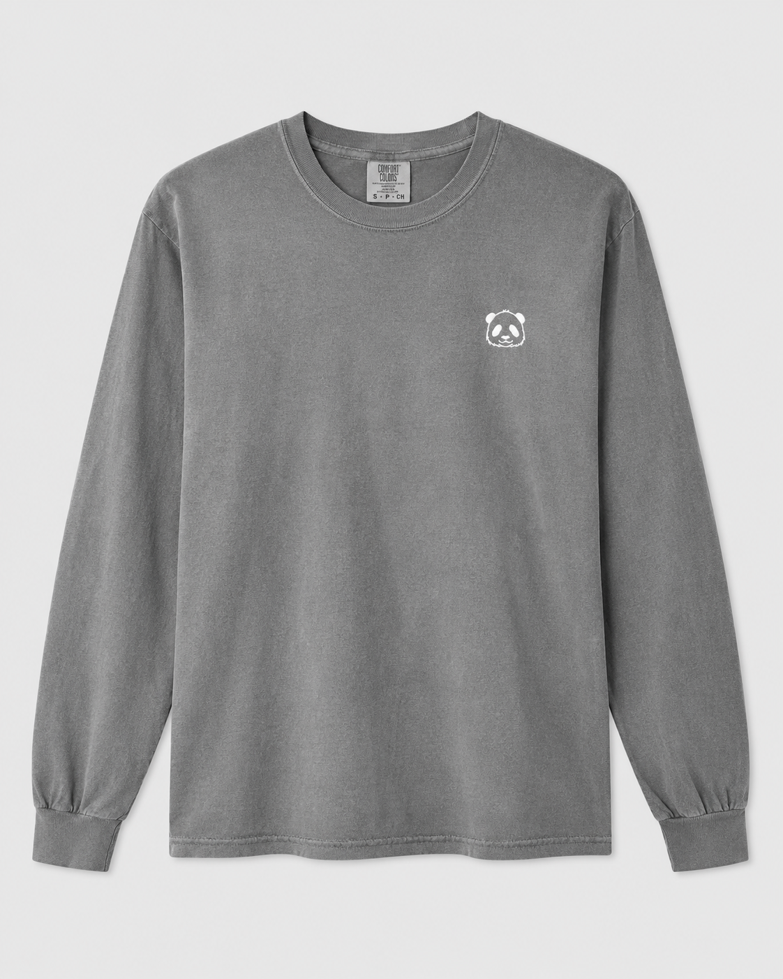 LAX PANDA Embroidered Long Sleeve Tee