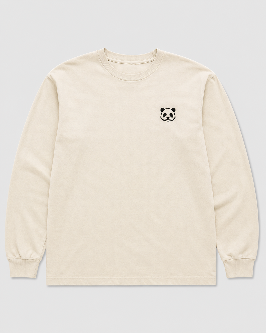 LAX PANDA Embroidered Long Sleeve Tee