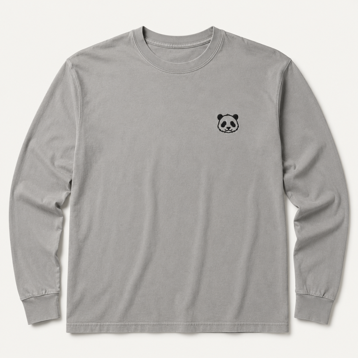 LAX PANDA Embroidered Long Sleeve Tee