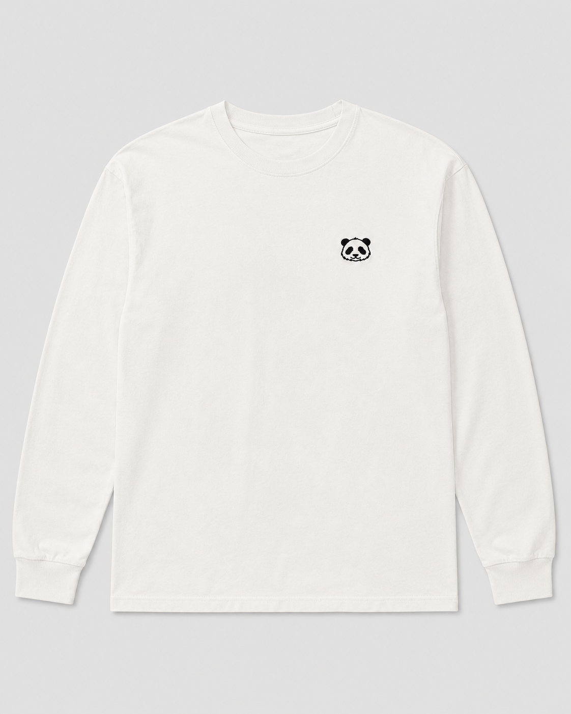 LAX PANDA Embroidered Long Sleeve Tee